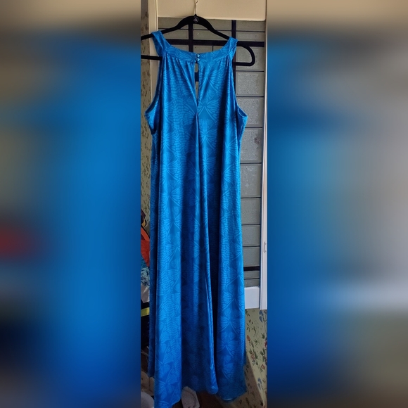 2x Anthony Originals Maxi Dress Blue Butterfly - Picture 4 of 7